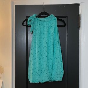 Parisian Turquoise Bow Top